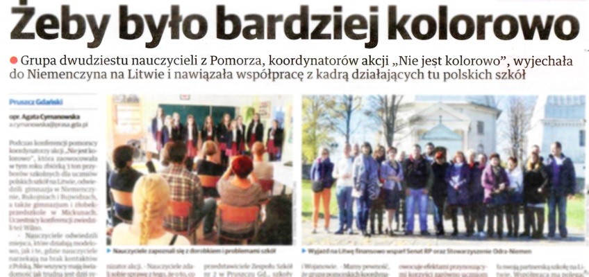 Piszą o nas | Dziennik Bałtycki